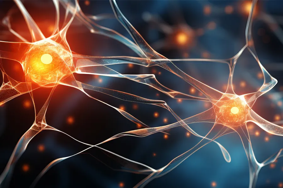 3D illustration of nervous system synapses firing. Get treatment for nervous system regulation from Tasmin Cordie, D.C. of Sage Functional Medicine in Marlboro Township.